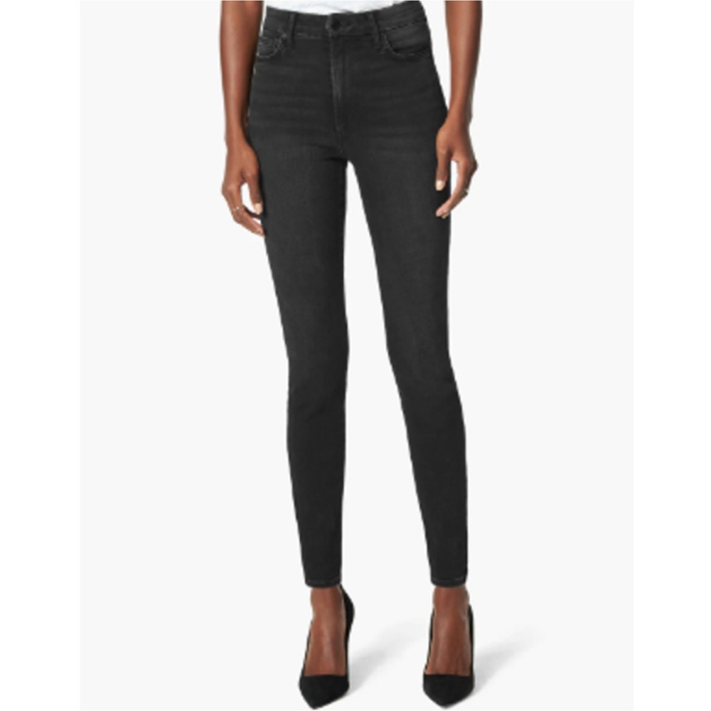Joe's The Charlie High Rise Skinny Ankle Jeans Hayward Black Women's 32
